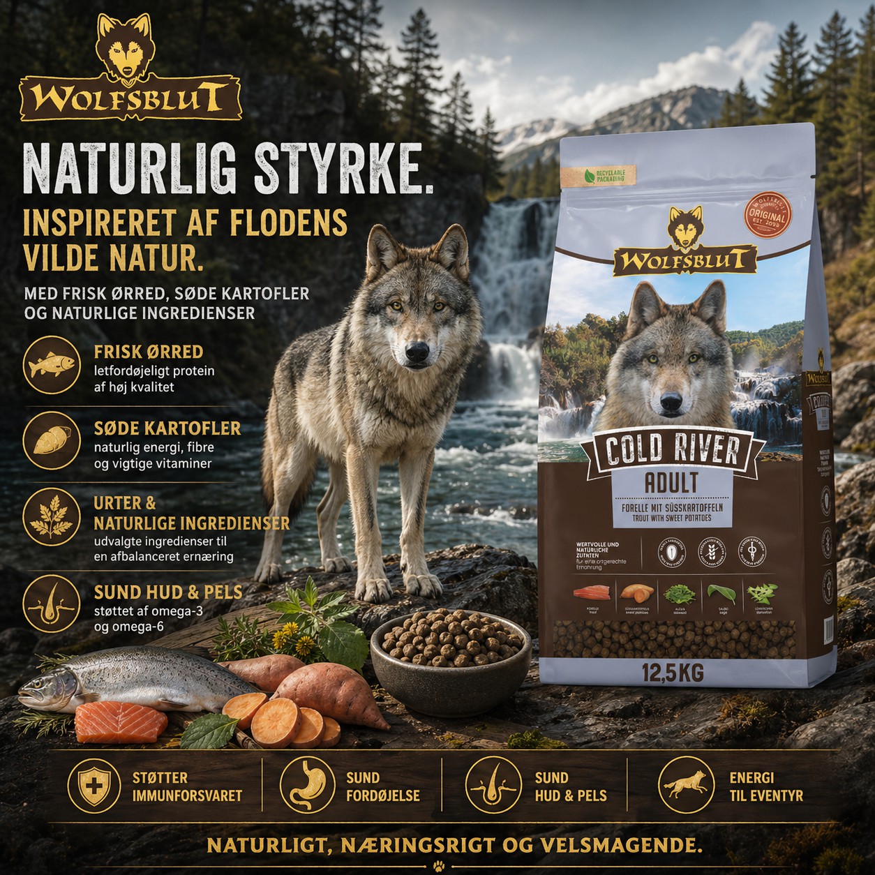 Wolfsblut Cold River hundefoder