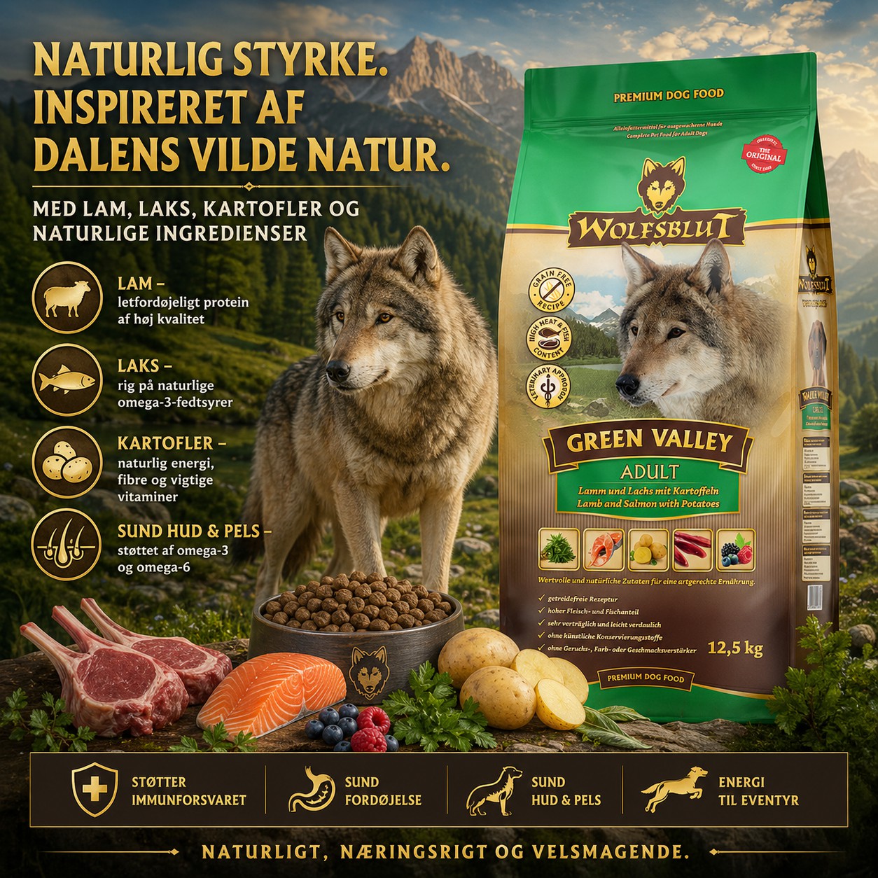 Wolfsblut Green Valley hundefoder