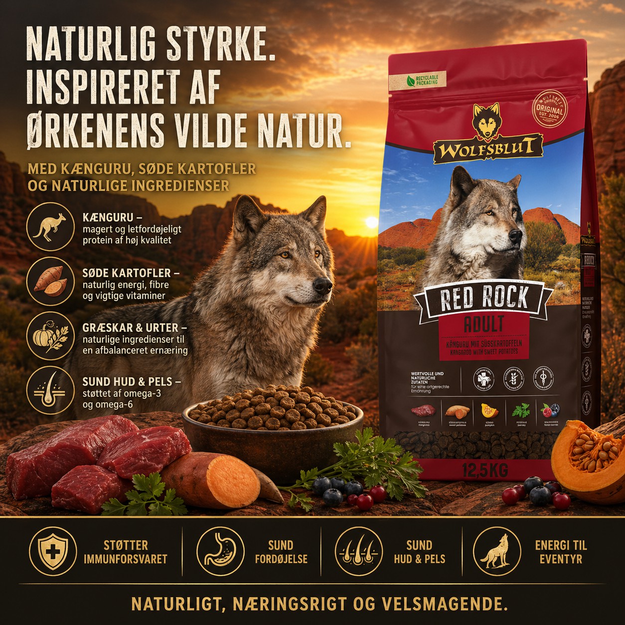 Wolfsblut Red Rock hundefoder