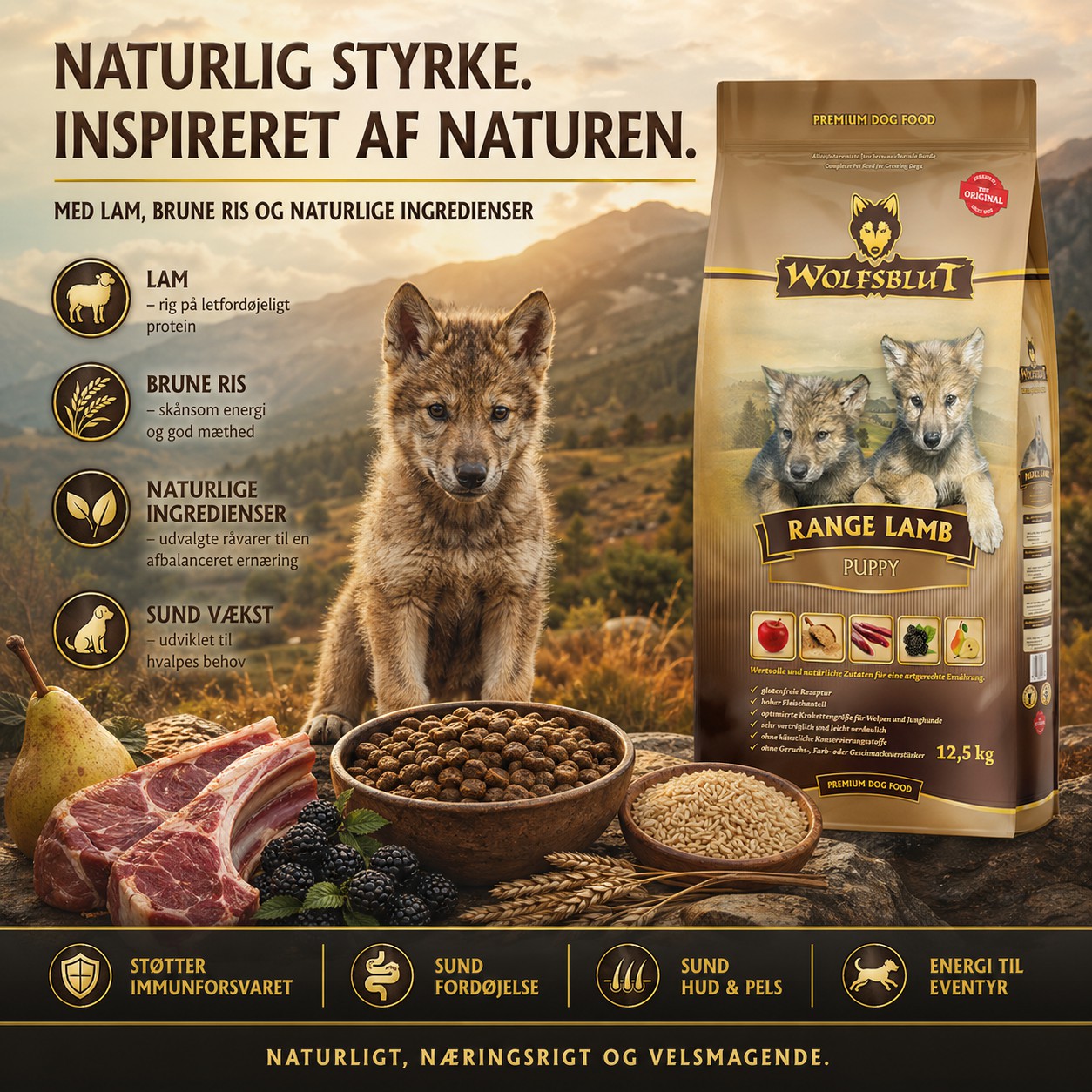 Wolfsblut Range Lamb Puppy hundefoder
