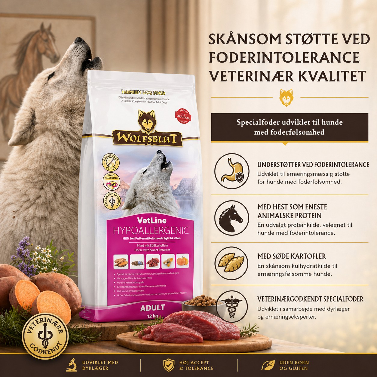 Wolfsblut Vetline Hypoallergenic